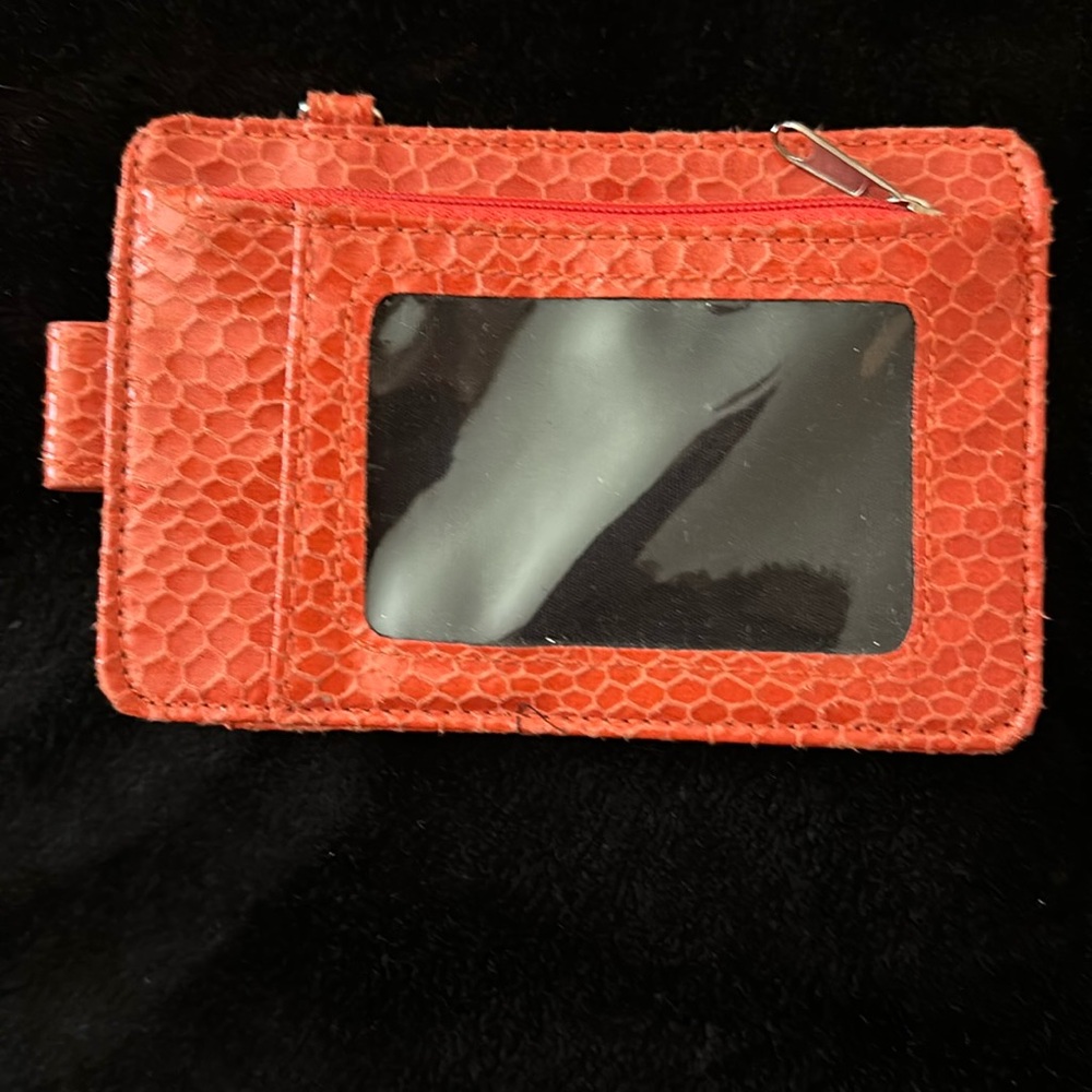 Bundle two wallets good condition both have window for drivers license
